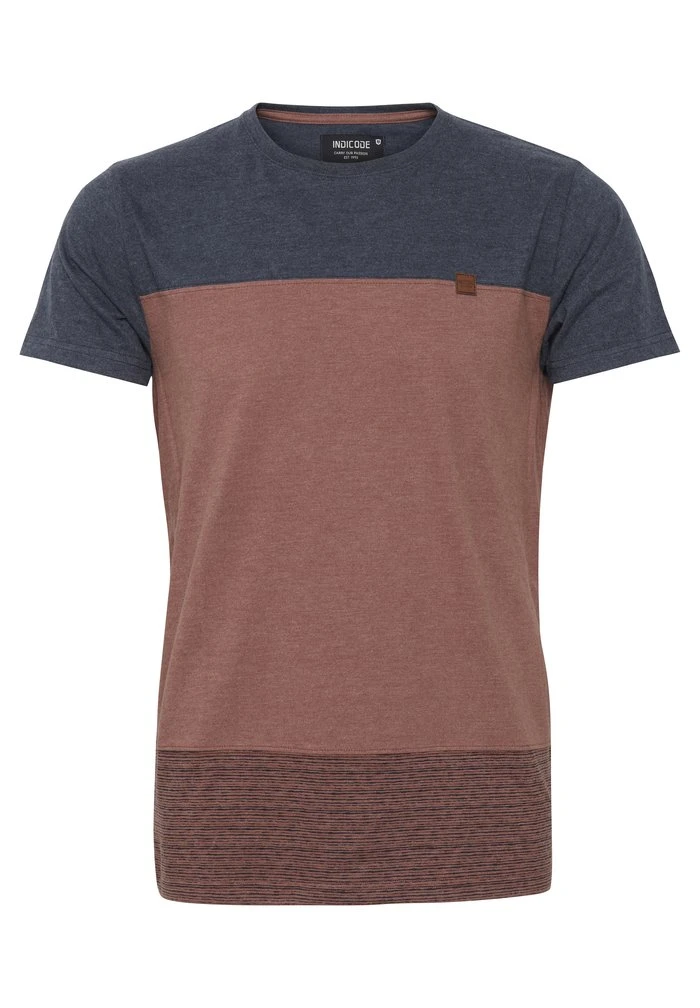 Vente flash 🎉 INDICODE 🥰 JEANS IDREMMOND - T-shirt Basique - Rootbeer ⌛ – Image 5