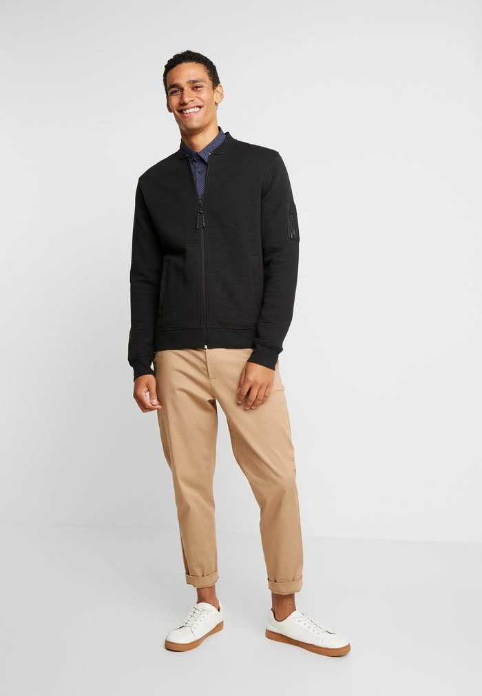 Meilleure vente ⭐ INDICODE 😍 JEANS LANYARD - Sweat à Capuche Zippé - Black ❤️ – Image 2