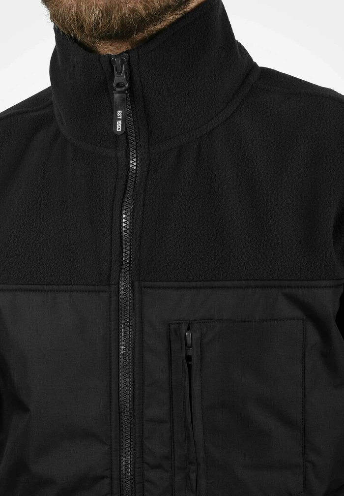 Nouveau 🌟 INDICODE JEANS IDBIRCH - Veste Polaire - Black 🎁 – Image 4