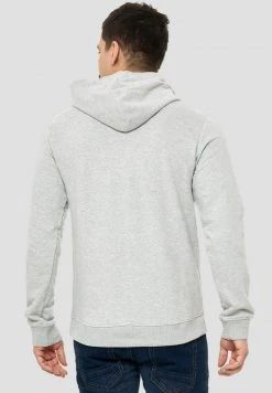 Les meilleures critiques de ⌛ INDICODE ⭐ JEANS Sweat à Capuche Zippé - Gray 🧨