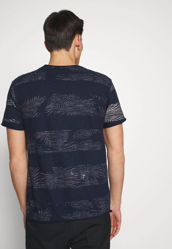 Grosses soldes ⌛ INDICODE 👍 JEANS ALLEN - T-shirt Imprimé - Navy ✔️ – Image 3