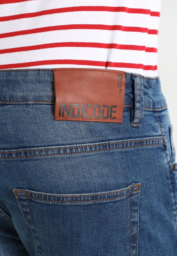 Sortie ✔️ INDICODE JEANS PITTSBURG - Jean Slim - Medium Indigo 🌟 – Image 5