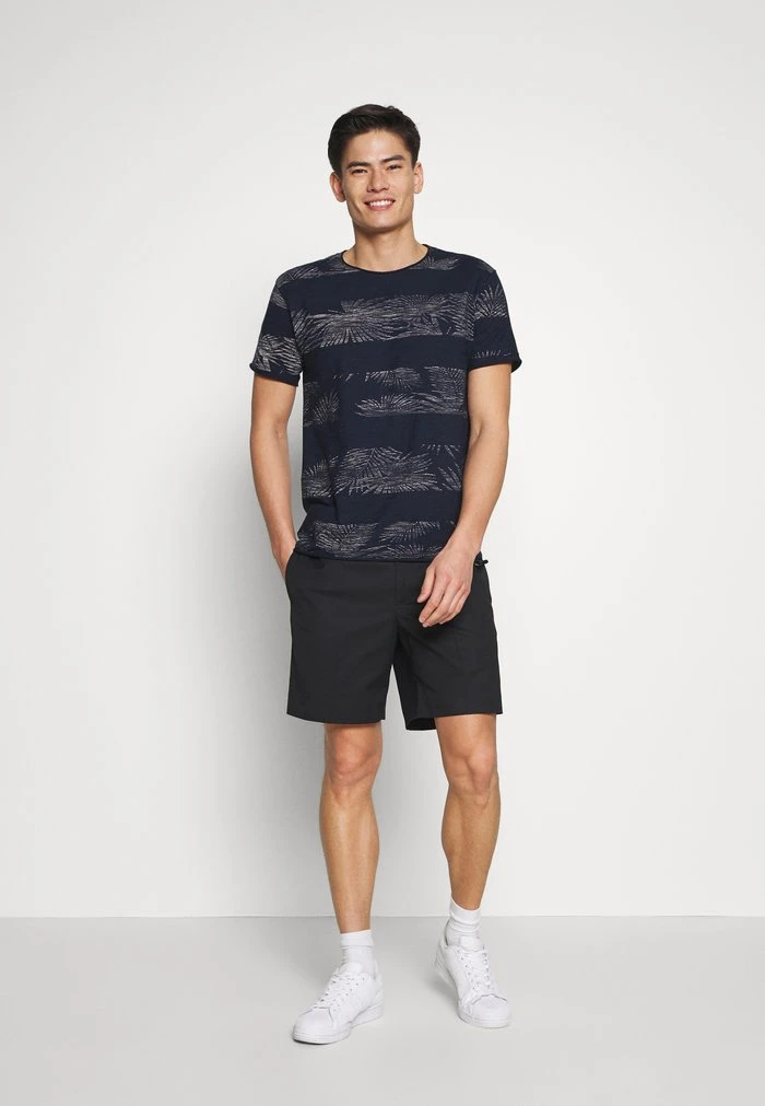 Grosses soldes ⌛ INDICODE 👍 JEANS ALLEN - T-shirt Imprimé - Navy ✔️ – Image 2