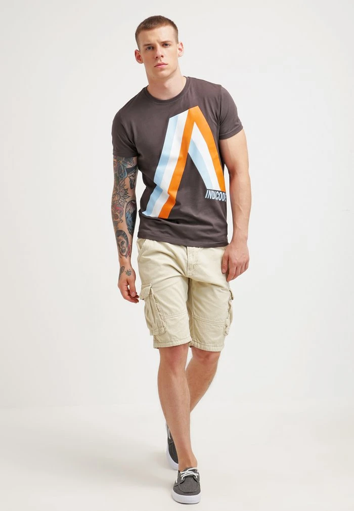 Meilleure affaire 🔔 INDICODE JEANS MONROE - Short - Fog 🤩 – Image 2