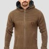 Les meilleures critiques de ⭐ INDICODE JEANS Sweat à Capuche Zippé - Brown 😀