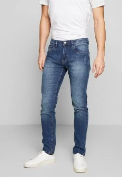 De gros đ INDICODE JEANS TONY - Jean Slim - Mid Indigo đ