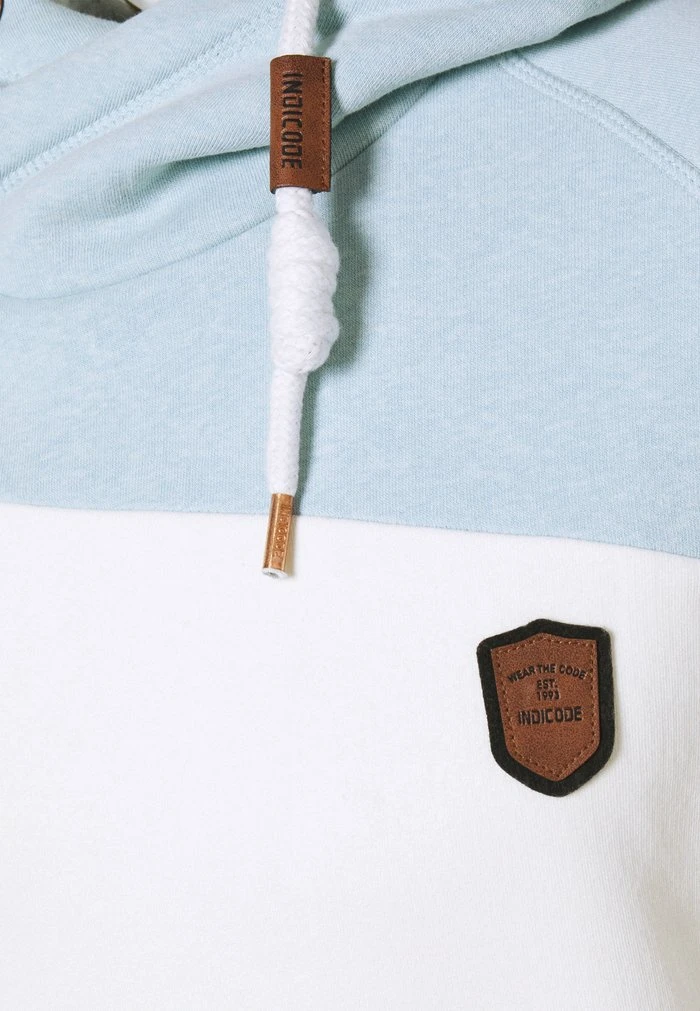 Bon marché 🔔 INDICODE 🥰 JEANS PESSAC - Sweat à Capuche - Skyblue ❤️ – Image 6