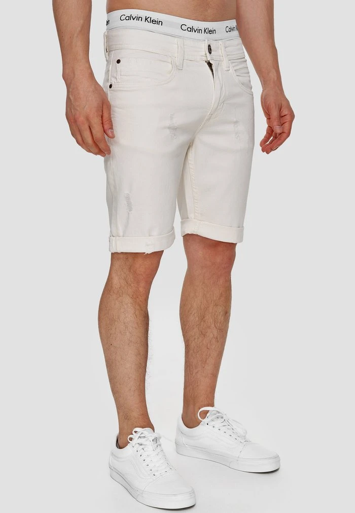 Nouveau ✨ INDICODE ✨ JEANS Short En Jean - Marshmellow 🔥 – Image 3