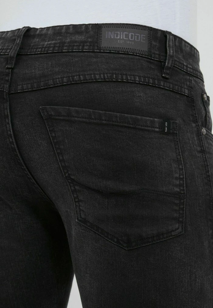 Bon marché ✨ INDICODE 🌟 JEANS IDGIULIO - Jean Slim - Vintage Black 🧨 – Image 6