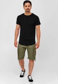 Meilleure vente 👍 INDICODE 😍 JEANS 3 PACK - T-shirt Basique - Black ✨