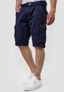 Meilleur prix ✨ INDICODE JEANS MONROE - Short - Navy ✨