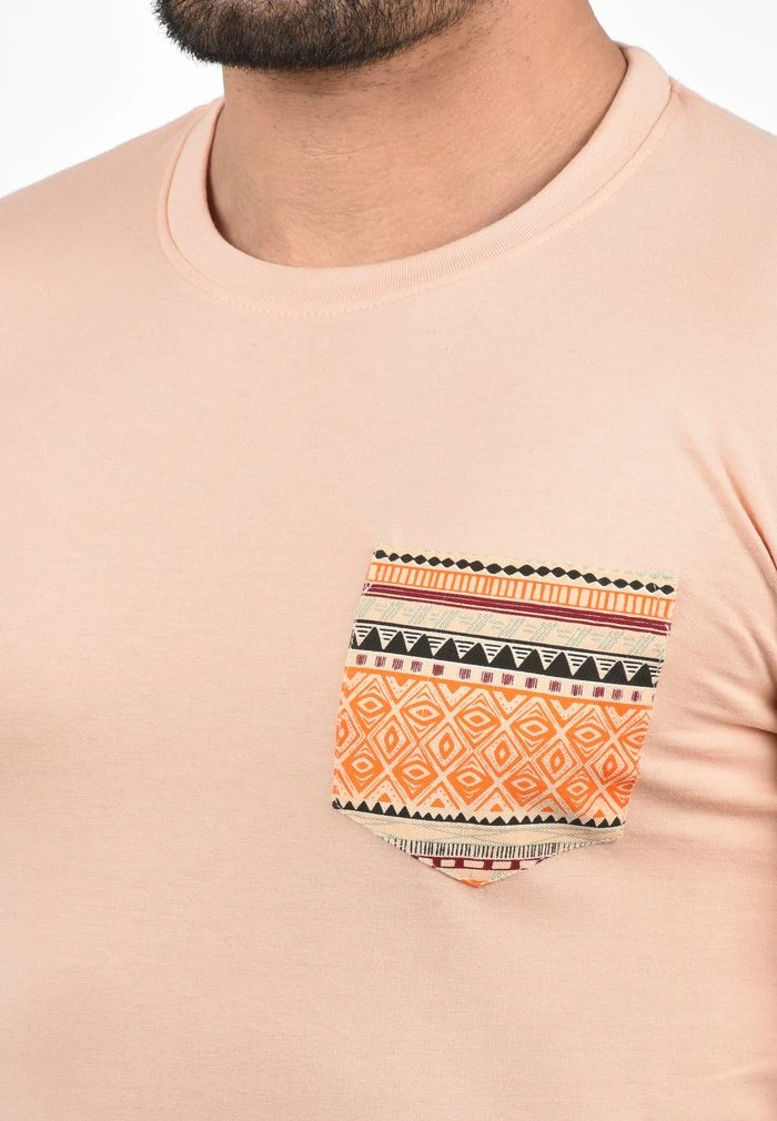 Nouveau ⌛ INDICODE 🔥 JEANS IDPAXTON - T-shirt Imprimé - Cameo Rose ✔️ – Image 3