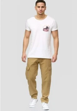 Acheter 😉 INDICODE 😍 JEANS Pantalon Cargo - Cornstalk ✔️