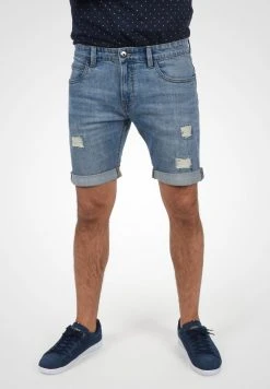 Meilleure vente 🎉 INDICODE 😀 JEANS IDHALLOW - Short En Jean - Blue Wash ✨