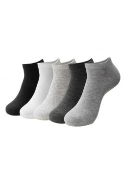 Promo ⌛ INDICODE JEANS 5 PACK - Chaussettes - Black White Grey 🔔