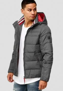 Vente flash ❤️ INDICODE 🥰 JEANS PHILPOT - Veste D'hiver - Dark Grey 🎉