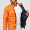 Meilleur prix 🛒 INDICODE JEANS Veste Mi-saison - Orange 😀