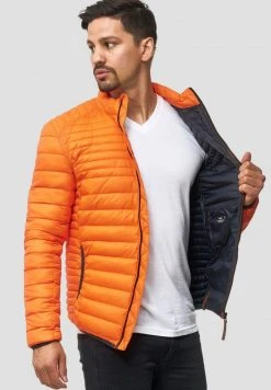 Meilleur prix 🛒 INDICODE JEANS Veste Mi-saison - Orange 😀