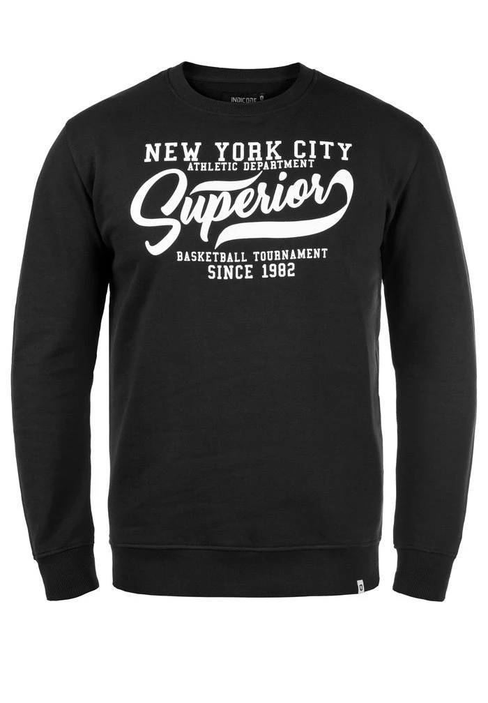 Top 10 💯 INDICODE JEANS IDGALILERO - Sweatshirt - Black 👏 – Image 5