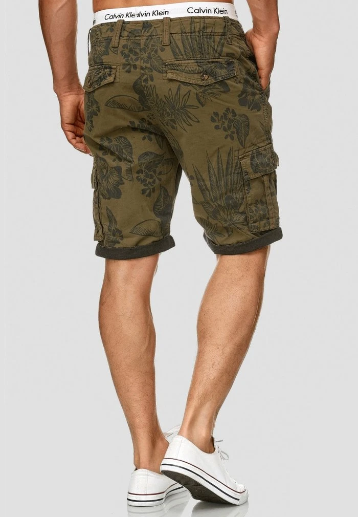 Meilleure vente ⌛ INDICODE 🎉 JEANS ALBERT - Short - Army ⌛ – Image 3