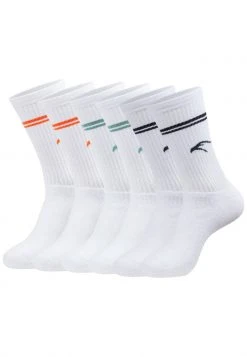 Sortie 🧨 INDICODE 🛒 JEANS 6 PACK - Chaussettes - Orange/army/navy ⭐