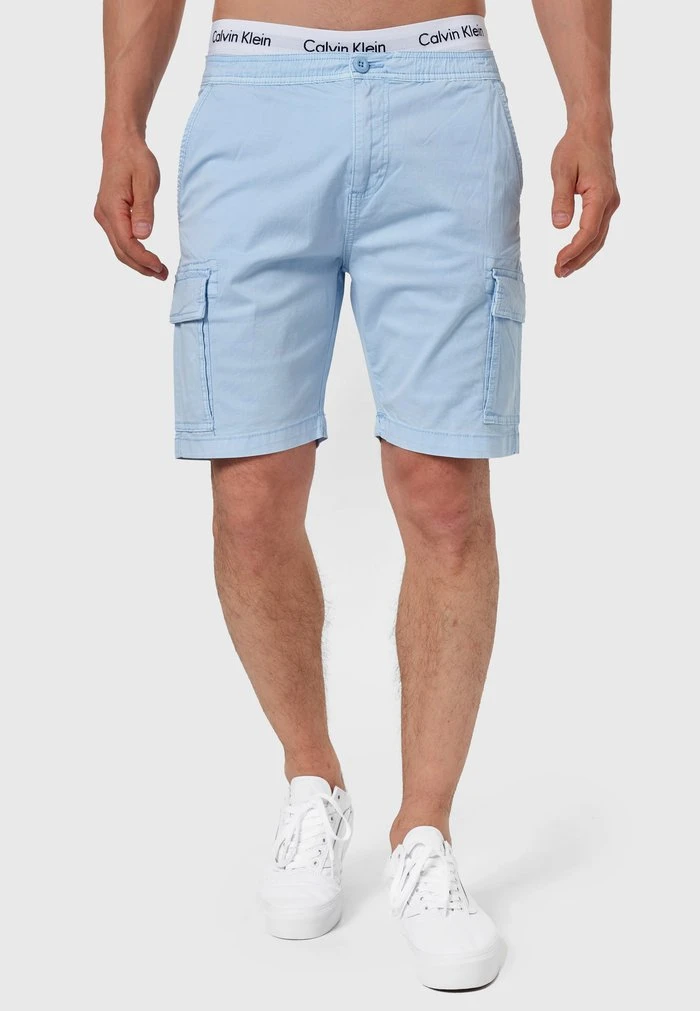 Le moins cher 🌟 INDICODE 💯 JEANS KINNAIRD - Short - Light Blue ✨