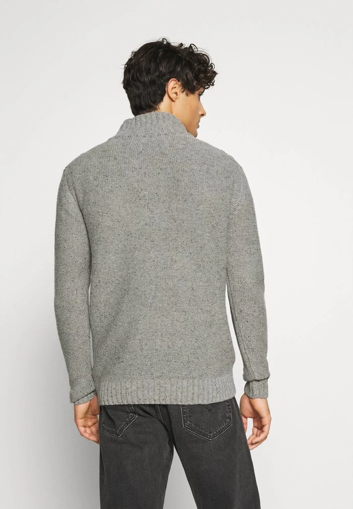 Bon marché 👏 INDICODE 🔥 JEANS RICH - Pullover - Light Grey Melange ⭐ – Image 3