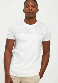 Remise ✨ INDICODE 👏 JEANS IDROSTO - T-shirt Imprimé - Off-white ✔️