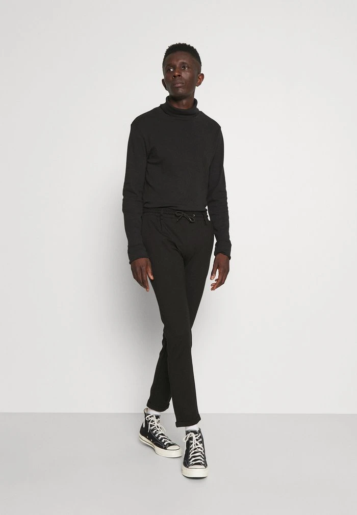 Offres 🎁 INDICODE JEANS EBERLEIN WITH ROLLED UP - Pantalon Classique - Black 🎁 – Image 2