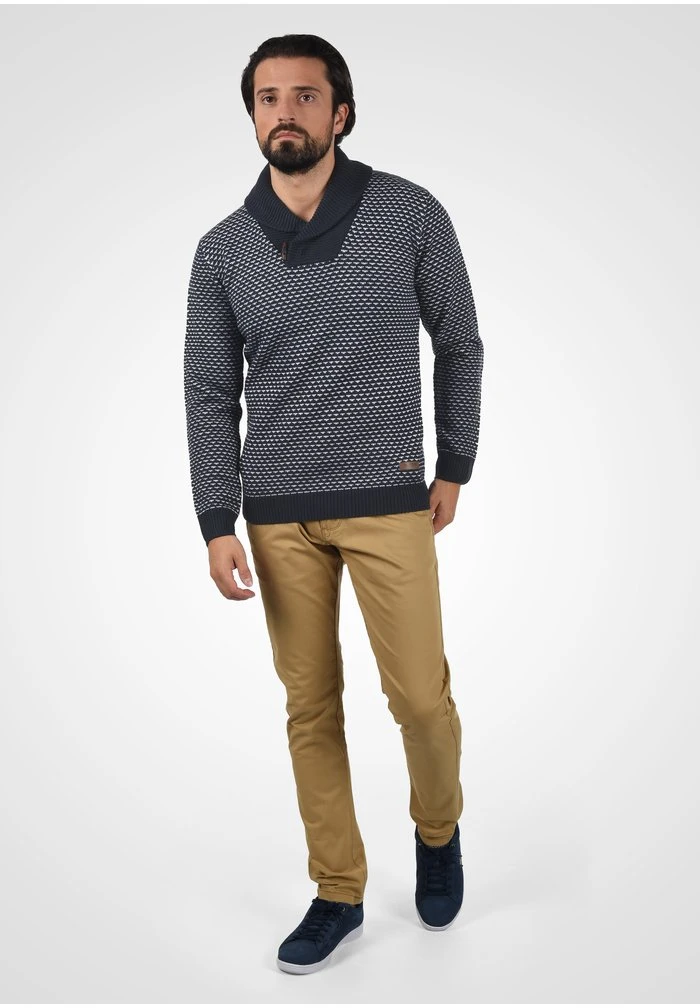 Meilleur prix ⭐ INDICODE ✔️ JEANS IDCOPENT - Pullover - Navy 🔔 – Image 2