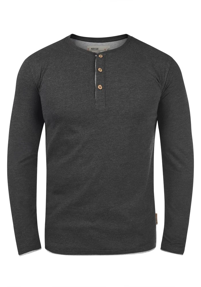 Coupon ⭐ INDICODE JEANS IDGIFFORD - T-shirt à Manches Longues - Charcoal 😍 – Image 5
