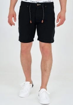 Offres ✔️ INDICODE JEANS Short - Black 👍
