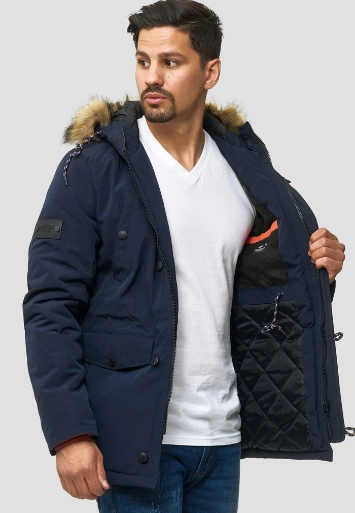 Coupon 🌟 INDICODE JEANS LEICESTER - Veste D'hiver - Navy 🧨 – Image 4