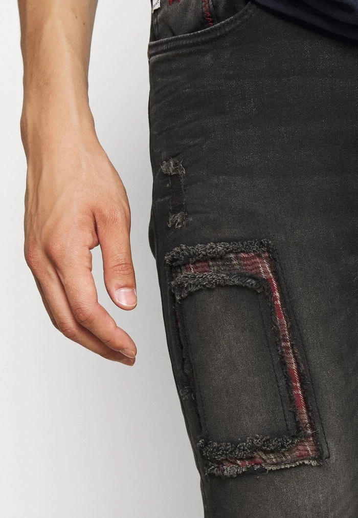 Offres 🔔 INDICODE JEANS SAVAGE - JEANS Skinny - Vintage Black 🛒 – Image 5