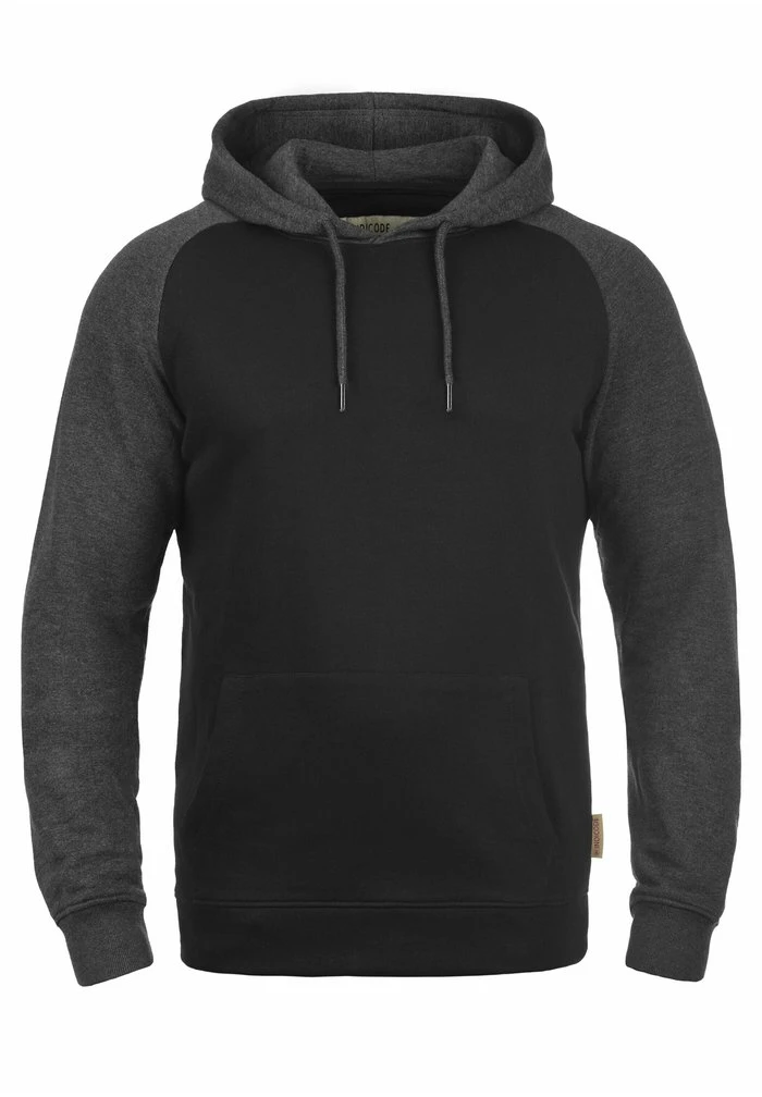 Nouveau đ INDICODE JEANS IDELLIOT - Sweat à Capuche - Black - Ch đ â Image 3