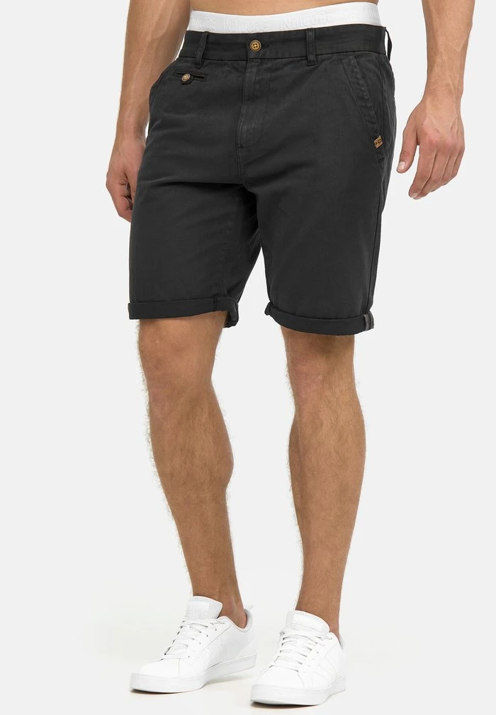 Tout neuf đ„° INDICODE JEANS CASUAL FIT - Short - Mottled Black đ â Image 4