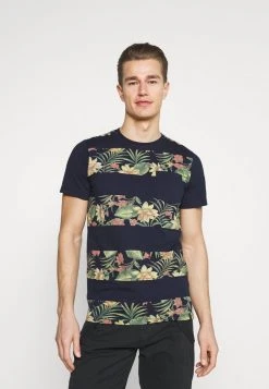 Acheter 🌟 INDICODE 🧨 JEANS EPSLEY - T-shirt Imprimé - Navy ⌛