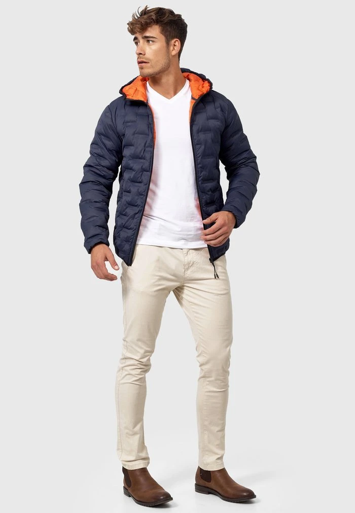 Meilleur prix 🥰 INDICODE 🥰 JEANS OCHOA - Veste Mi-saison - Navy ⭐ – Image 2