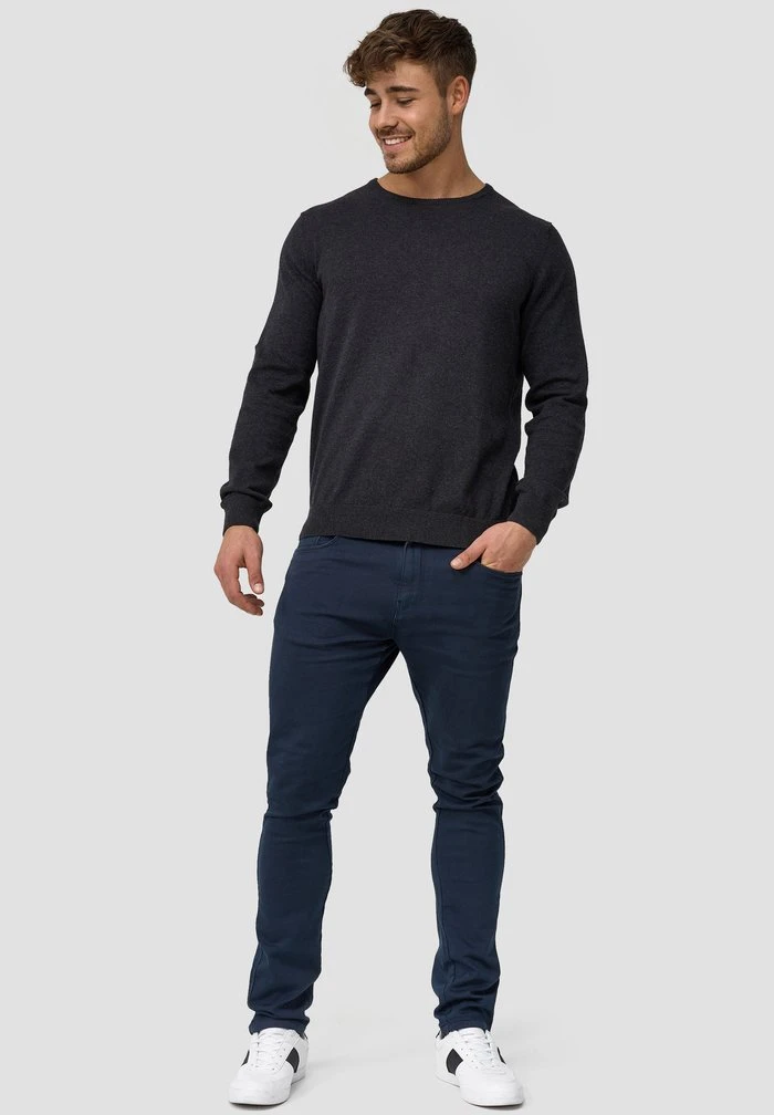 Nouveau đ INDICODE JEANS Sweatshirt - Raven âš â Image 2