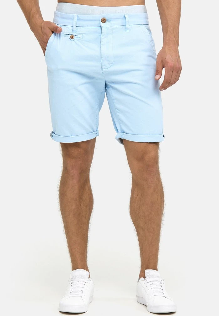 Sortie đ INDICODE JEANS CASUAL FIT - Short - Blau Palace Blue đ
