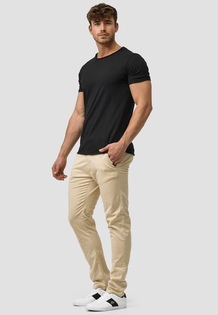 Meilleure affaire ✨ INDICODE 🎁 JEANS CHERRY - Chino - Fog ✔️