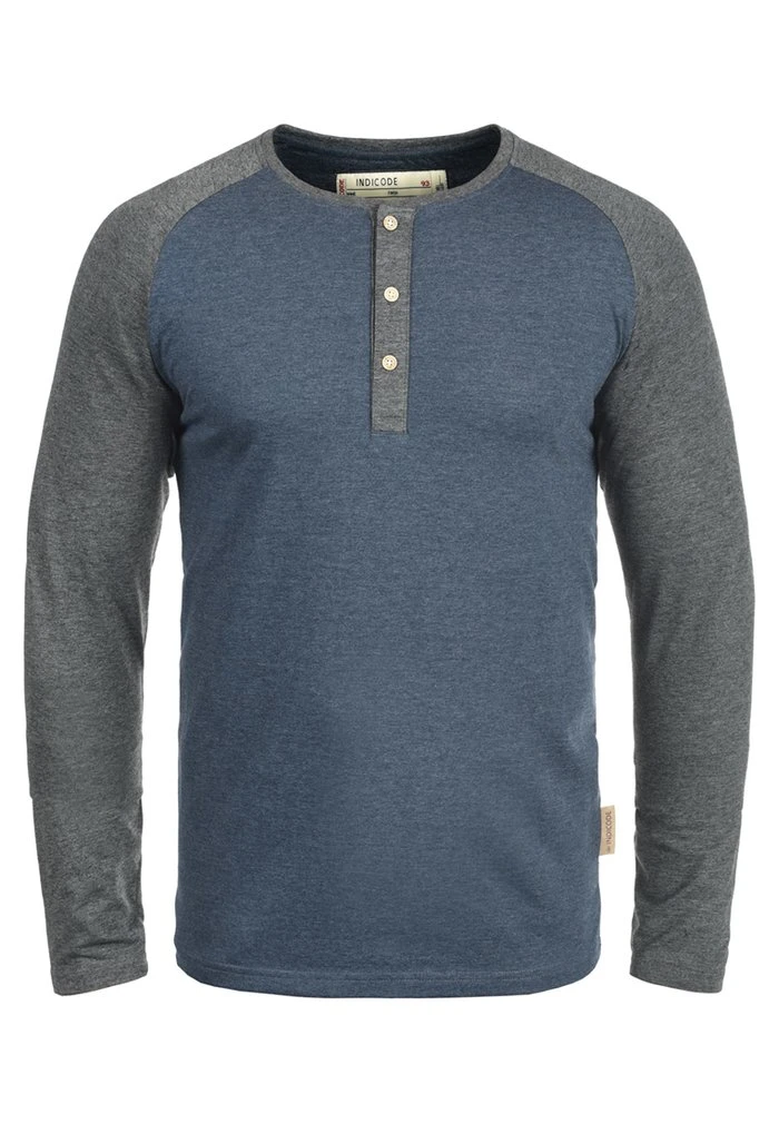 Meilleur prix đ INDICODE JEANS IDWINSTON - T-shirt à Manches Longues - Navy Mix đ â Image 3