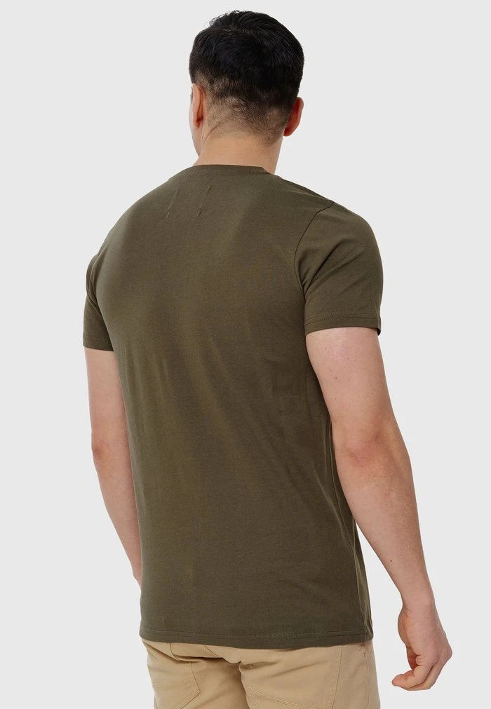 Nouveau ❤️ INDICODE 🎁 JEANS T-shirt Imprimé - Army ✔️ – Image 3