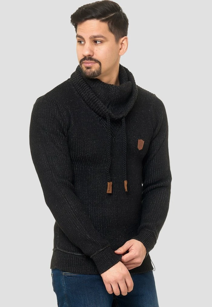 Nouveau 🔔 INDICODE JEANS KESHAWN - Pullover - Schwarz 😉 – Image 5