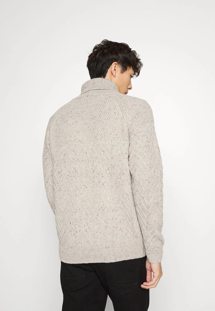 De gros đ INDICODE JEANS VARGAS - Pullover - Ecru Mix â â Image 3