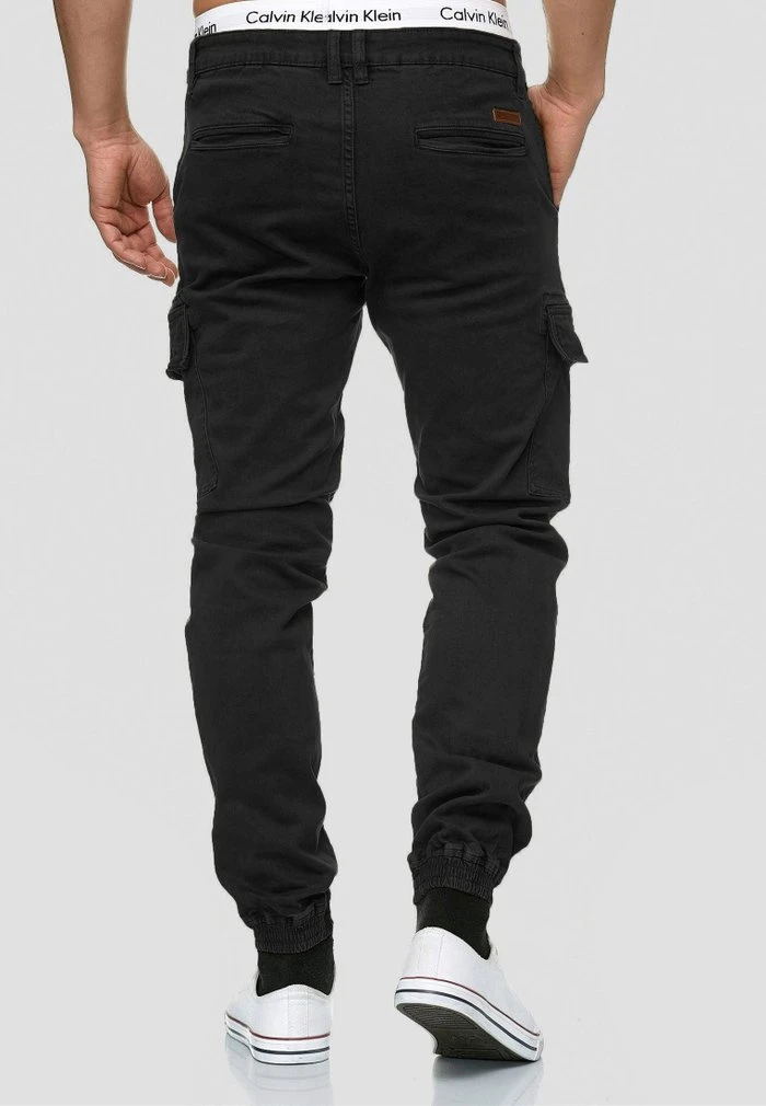 Meilleure vente 🤩 INDICODE JEANS Pantalon Cargo - Black ✔️ – Image 3