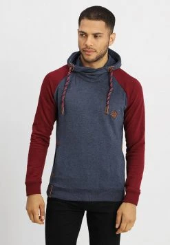 De gros đ„ INDICODE đ JEANS DYOTT - Sweat à Capuche - Bordeaux Mix âš