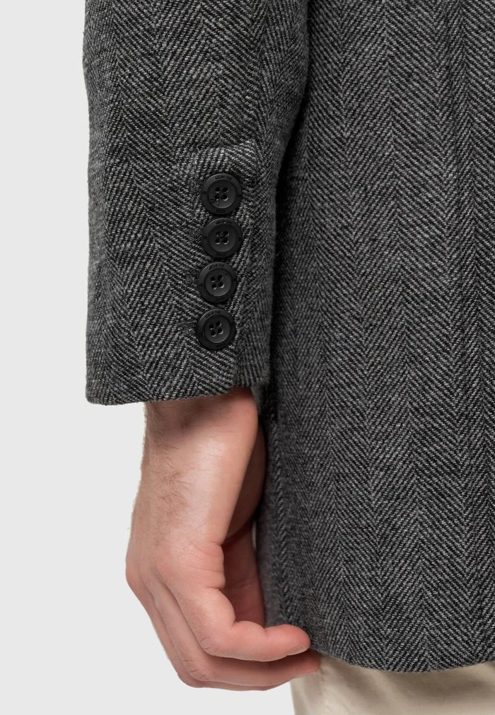 Grosses soldes 🎉 INDICODE JEANS Manteau Court - Grey Mix 🎉 – Image 7