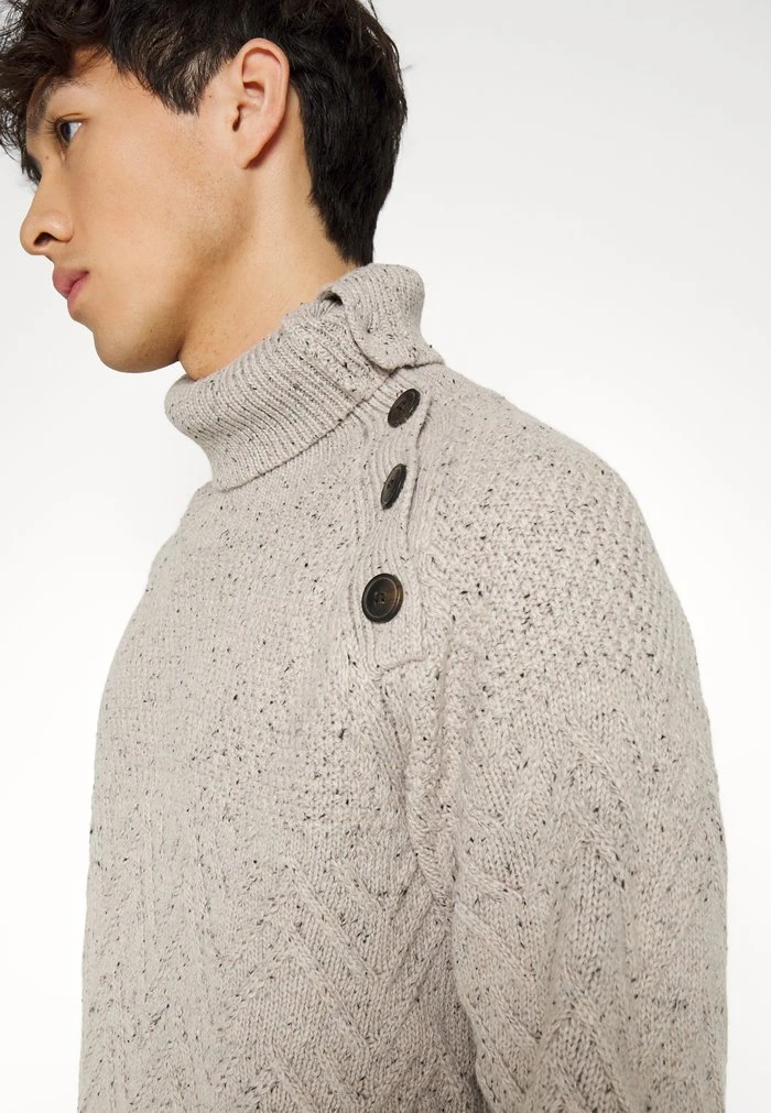 De gros đ INDICODE JEANS VARGAS - Pullover - Ecru Mix â â Image 4