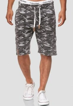 Meilleure vente 😍 INDICODE JEANS Short - Charcoal Mix ✨